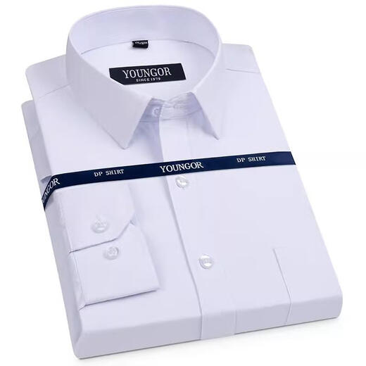 CHEMTRIE DE CHIRT LONGESOLES DE PDG YAGEOL Spring et automne 2025 Free Freeing Business Casual Professional Wear Formal White Shirt 6630 [Blue Star] 38 100Jin [Jin est égal à 0,5 kg] -120jin [Jin est égal à 0,5 kg]