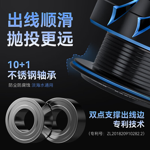 Kastking Desert Uncle Kasdin Spartan 3 long-range spinning wheel Luya shallow line cup sea fishing fishing reel new type silver 2500 type (light line cup) left and right hand interchangeable type