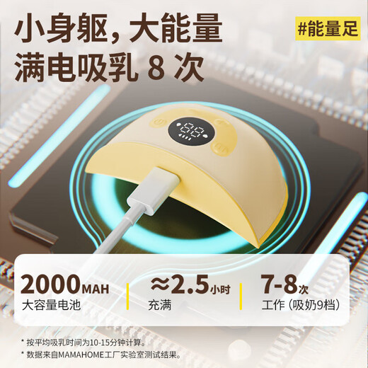 Mamahome breast pump is electric, painless, fully automatic, rechargeable, bilaterally reclining, hands-free and portable