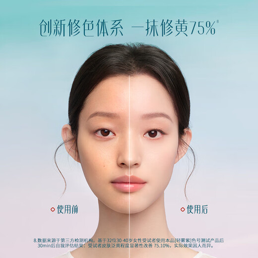 Hua Xizi Good Color Loose Powder Xiaodai Umbrella Makeup Pre-makeup Accompanying Pack Best Selling Trial Pack for Travel Portable Quick Touch-up Makeup Beginner's Guide Loose Powder 05 Light Mist Purple-3g + Xiaodai Umbrella 05 Huaxi Purple-5g