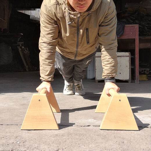 He Jiagong Buchenholz-Erhöhung, Verbreiterung, individuell angefertigter Inversionsständer, Push-Up-Russische Stütze, Massivholz-Push-Up, D-Serie 40 cm, 1 Paar vorbestellt
