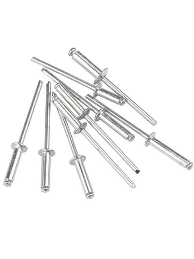 Qili Color aluminum core pulling rivet pulling rivet round head pulling willow nail K-type pulling nail M2.4/3.2/4/5/6mm M2.8*12200 black