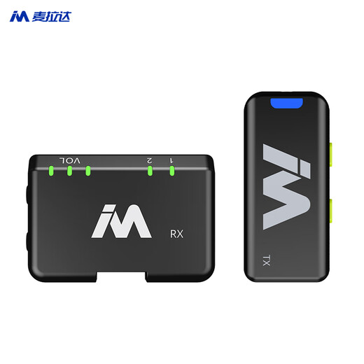 Melada S5 Wireless Microphone Live Noise Reduction Lavalier Microphone Mobile Phone Vlog Outdoor Interview Recording Sound Card Radio Microphone Long-distance Bee Microphone