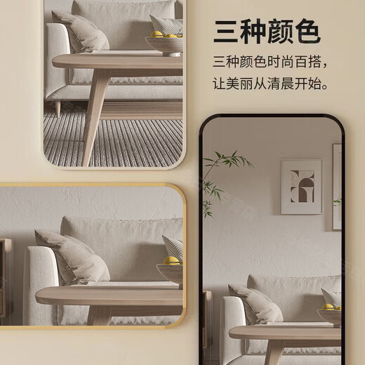OQB allemand miroir plein à corps haut de gamme miroir de vinaigrette à plancher miroir à corps entier pendant mur de maison mural monté sur Internet pour une fille de chambre à coucher de chambre à coucher 155 * 45 cm