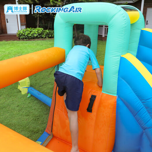 Doctor's Dog Household Inflatable Castle Children's Trampoline Indoor and Outdoor Slide Rock Climbing Ball Pool Air Cushion Bed Toys