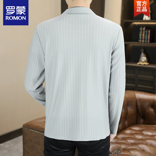 Romon Ice Suit Suit Men's Men's Casual Summer Thin Breathable Cool Jacket Veste polyvalente de protection solaire pour hommes Single 698 Black M adapté à 95-115 Jin [Jin est égal à 0,5 kg]