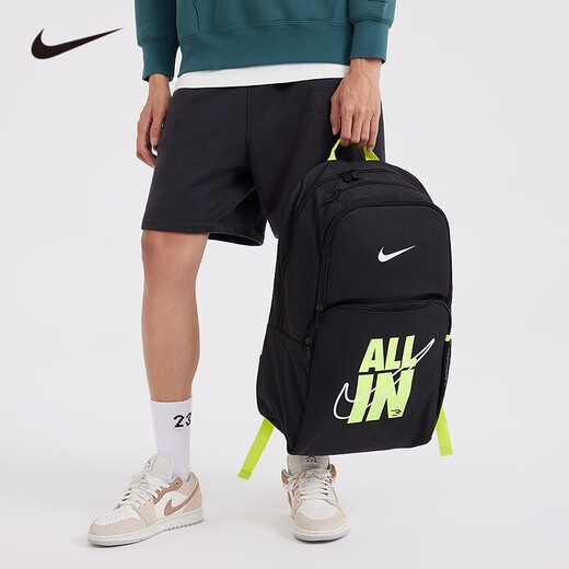 NIKE3BRAND Nike college student backpack, middle school student school bag, teenager computer bag, large capacity