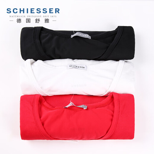 舒雅（Schiesser）内衣男男士纯莫代尔宽肩运动工字背心舒适透气打底背心合集 无痕浅灰(13559V) L
