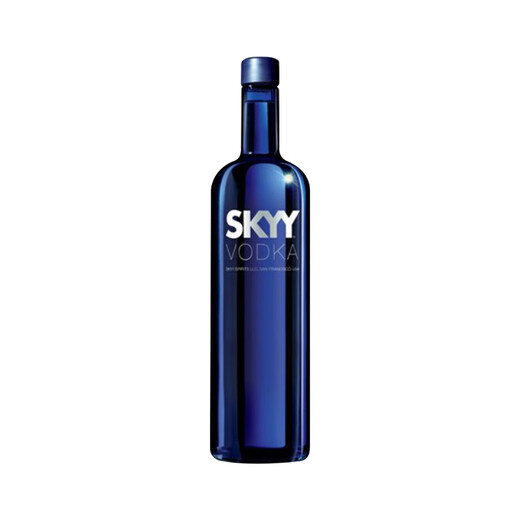 Dark Blue Original Vodka 750ml Blue Sky Vodka Original imported wine Base liquor Spirits Skyy Vodka Original 750mL 1 bottle Single bottle