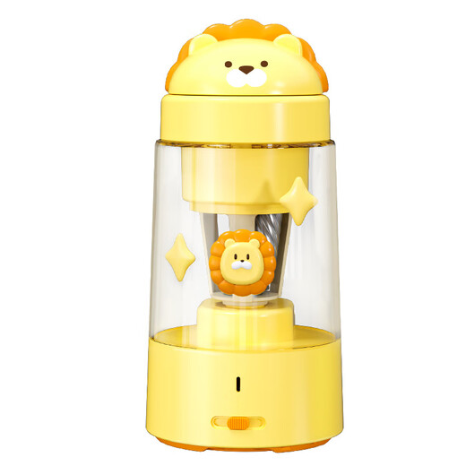 Le nouveau tailleur de crayon électrique entièrement automatique de Zongmao pour les élèves de crayon spécial pour les élèves du primaire caricatures de recharge pour enfants tailleur de crayon Lion Lion entièrement automatique Shargecier de crayon [emballage anglais avec logo] Pas d'autocollants