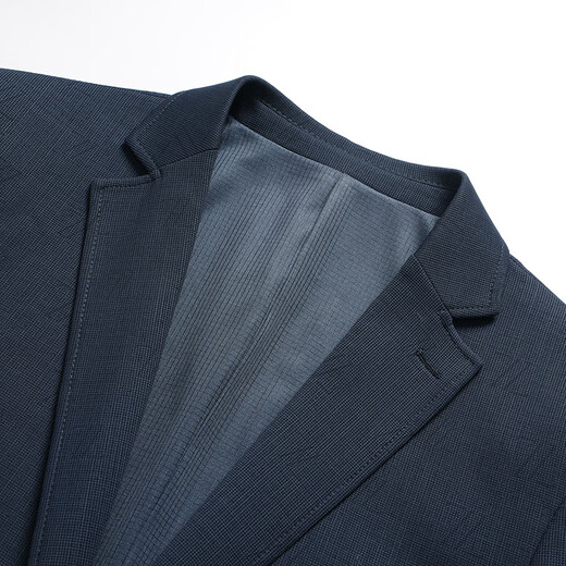 RUNNBEI luxury brand spring and autumn new high-end men's blazer casual and luxurious elastic single suit blue 9928 [gift box] M 170_[suggested 105-120Jin[Jin equals 0.5 kg]]