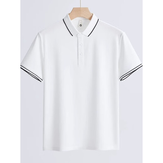 
Playboy (PLAYBOY) short-sleeved T-shirt for men's summer new POLO Paul shirt men's short-sleeved business casual lapel t-shirt top Y7027 black M /80-Jin [Jin equals 0.5 kg]
