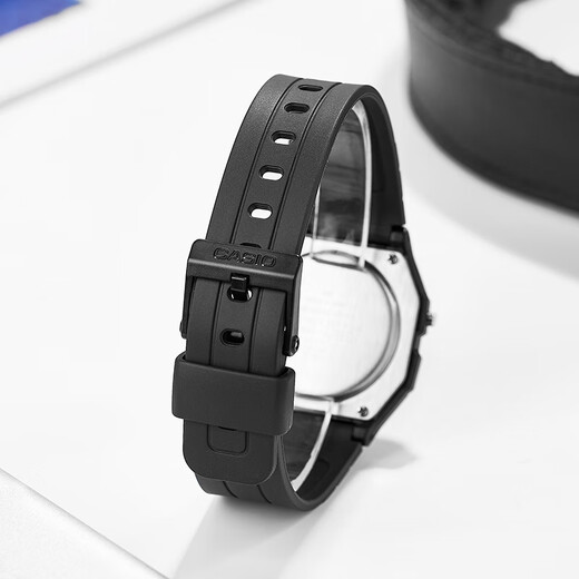 Casio casiof91w watch men and women retro small square black watch student watch F-91W-1 Christmas gift