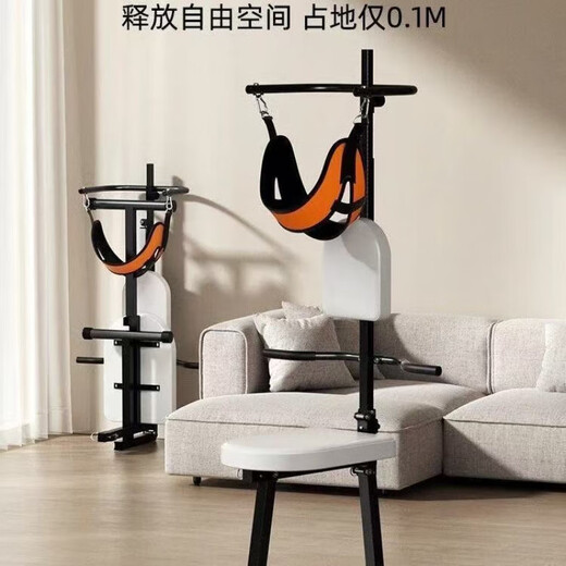 古慕妮电动颈椎牵引器家用颈椎牵引椅吊挂式颈椎拉伸矫正神器脖子拉伸器 机可折叠