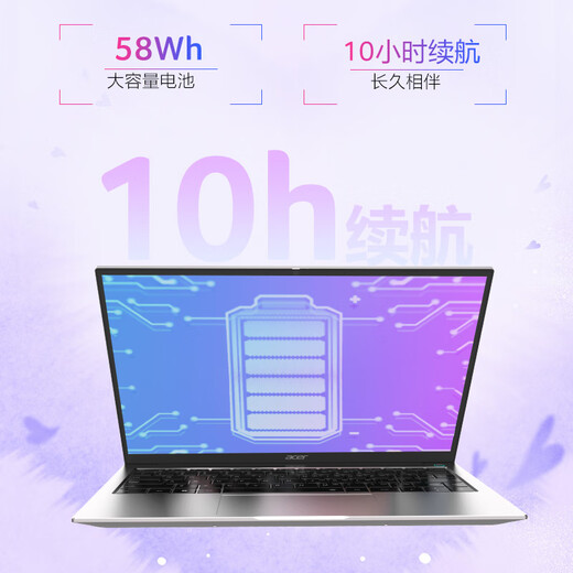 Acer Extraordinary Go 20% National Subsidy 14-inch Thin and Light Student Office Laptop (13th Generation Core i5 16G 1T 2.2K) Pink