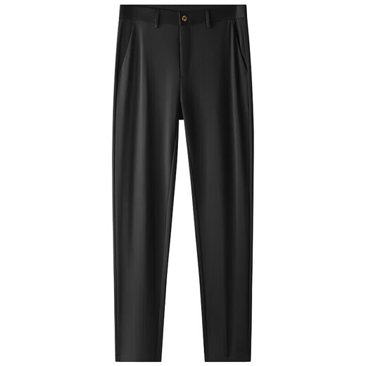 Aexmere2025 sommer dünn hochwertiger Marken-Gelegenheitshosen Business Hosen Gray Navy 5012 29 Einzelgröße