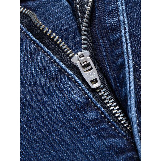 Sept Wolf (SW1960) Spring and Summer Min Cotton Jeans Business d'âge moyen masculin Straight Size Casual Waby Dad Pantalable Breathable Long Pants 3891 Zhonglan Summer Thin 31 [2 pieds 4]