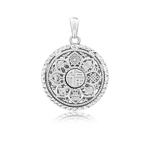 Zhaoliang platinum necklace PT950 men's platinum compass pendant fashion pendant platinum jewelry gift 12.91 g