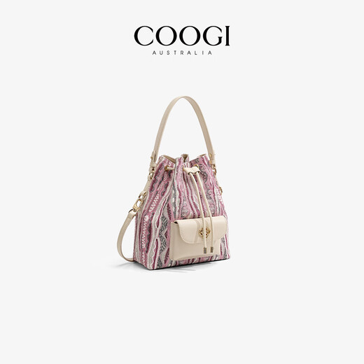 Bolsas para mujeres de Coogi y estilo femenino 2025 Light Luxury Bucket Bag Bag Chino Valentín Regalo de cumpleaños para novia y esposa