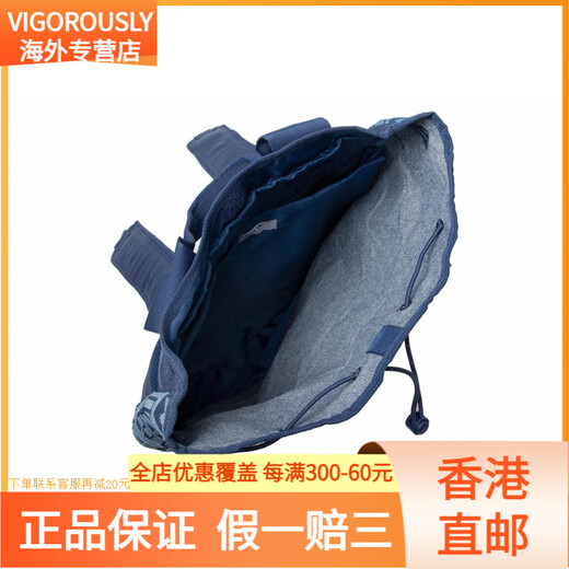 Adidas Clover Clover Full-Druck-Logo Presbyterian großer Kapazität und Bucket Bag Rucksack Rucksack reguläre Frauenstil Blau