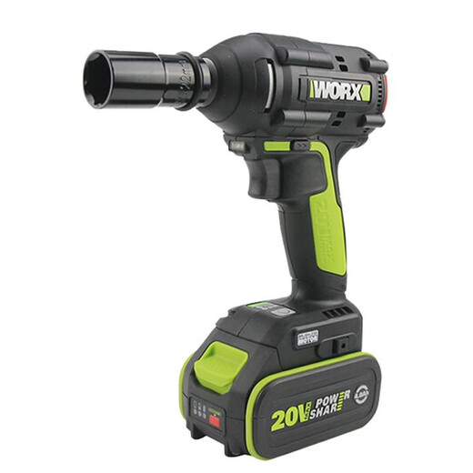 
Wax worx electric wrench WU279 brushless lithium battery large torque rack special charging air cannon tool WU279+WU3884.0 dual electric matching package)/
