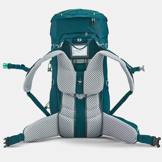 Decathlon (DECATHLON) hiking bag children's outdoor hiking backpack youth backpack 40+10 liters wear-resistant MH500 turquoise green 10L 40+