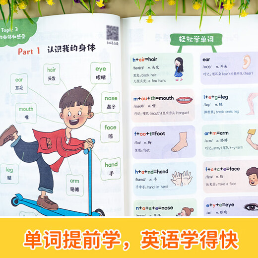 Grade 3 Anglais Introduction précoce à l'école primaire anglaise Zero Fondation Préparation pour l'illumination 26 Lettres anglaises 48 Symboles phonétiques 680 Mots à haute fréquence 11 Catégories de phrases situationnelles 72 Exercices amusants