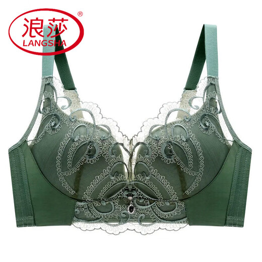 Ropa interior de Langsha (Langsha) para mujeres que recolectan pequeños senos y senos para mantener el apoyo superior para evitar la caída del sujetador de ajuste sin anillo de las mujeres de sujetador para mujeres.