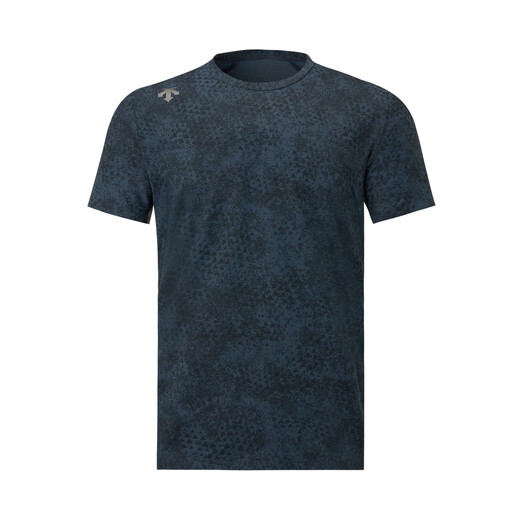 DESCENTE迪桑特TRAINING系列综训训练运动男士短袖针织衫秋季新品 IB-Blueberry XL (180/100A)