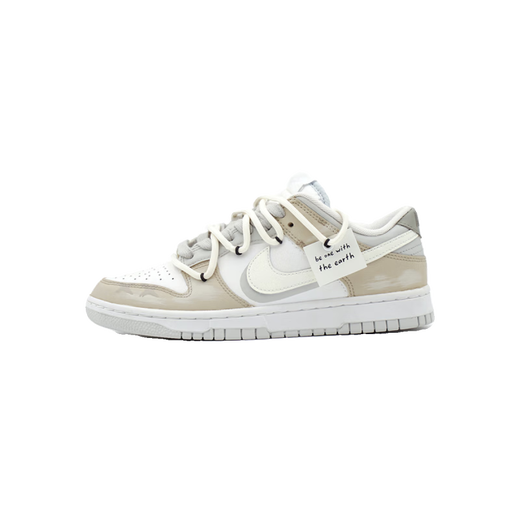耐克（NIKE）球鞋定制 Nike  烟灰杏仁 脏脏鞋 复古 板鞋 灰粉 GS女款DH9765-102 定制款7天内发 35.5