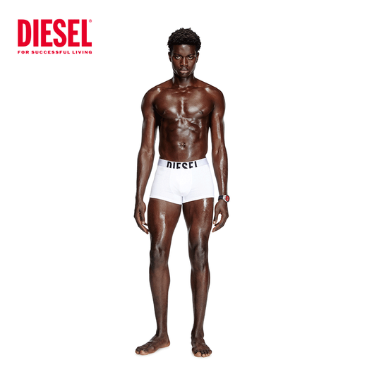 迪赛（DIESEL）男士平角内裤3件装4款舒适透气内裤A175800HJBWE4877官方旗舰 【三件装】A175800HJBWE7222 M