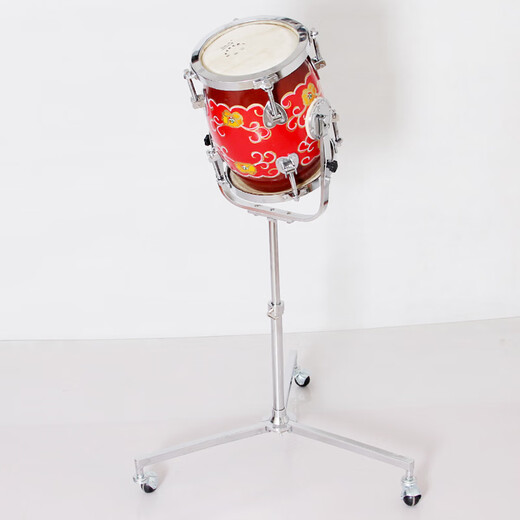 
FLOFAIR Percussion Orchestra Tinto drum Red Painted National Five Tones Pai Drum School Orchestra Pai Drum Tang Drum 3# Drum