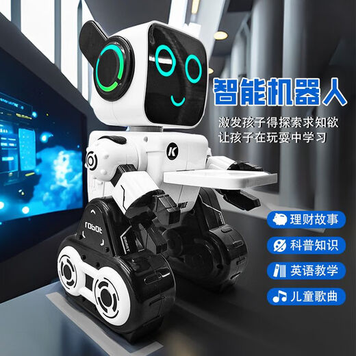 Xiaomi Youpin с дистанционным управлением роботы Toys Intellent Dialogue, Talk, Dancing, Voice, детского интеллектуального подарка на день рождения робота Cody Viagra (белая) версия диалога + мобильное приложение Deluxe [Три группы перезаряжаемых батарей] + Цветная коробка