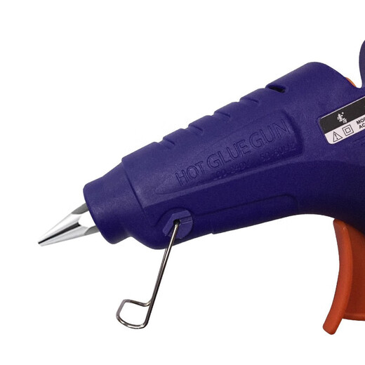 Heißklebepistole für die Montage von Computerwerkzeugen/geeignet für die Computermontage, handgefertigt, DIY, geeignet für 11 mm Heißklebestift/80 W große Klebepistole blau, gratis 5 Klebestifte 80 W Klebepistole