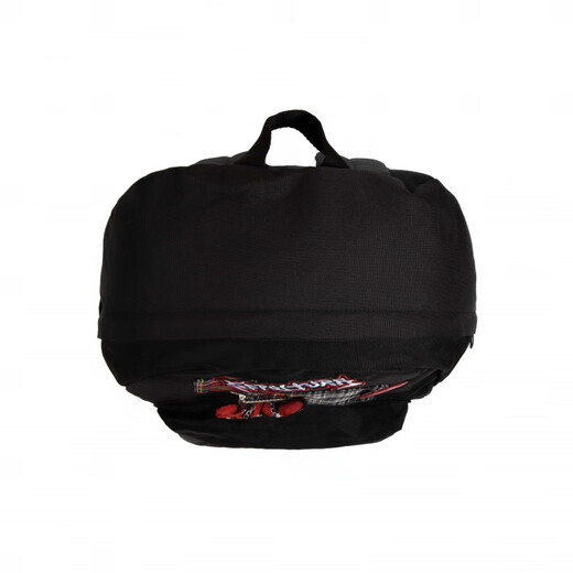 Adidas ClscBosBp Backpack Neon Grid American Punk Fashion Black Red Men and Women's Same Black Red