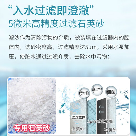 
Bagang Aike Large FRP Filter Side-type Sand Cylinder Fish Pool Quartz Sand Swimming Pool Circulating Water Treatment Equipment 12004 Interface Logistics Self-Pickup