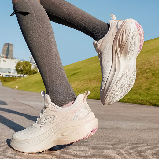 Li Ning Lingbo v2 casual jogging shoes women's shoes spring and summer comfortable simple and versatile sports shoes ARSV104