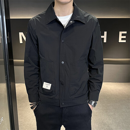 Li Ning's Autumn and Winter New Men's Workwear Casual Stand Collar Jacket Coat Loose Casual Sports Jacket Coat Men's Green L Li Ning's Autumn and Winter New Men's Workwear Casual Stand Collar Jacket Coat Loose Casual Sports Jacket Coat Men's Green L