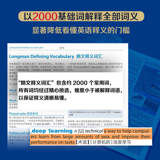 Longman Contemporary Advanced English Dictionary 7. Auflage Kostenlose einjährige APP-Mitgliedschaft inklusive elektronischem Wörterbuch, Videokurs, klassisches Lesen, KI-Auswendiglernen von Wörtern, Englisch-Englisch-Chinesisch-Doppelinterpretation, Lehr- und Forschungspresse für Fremdsprachen, Wörterbuch-Nachschlagewerk für Junior High School und High School, kann mit modernem Chinesisch-Wörterbuch verwendet werden. Altes Chinesisch-Wörterbuch mit häufig verwendeten Wörtern. Neues Konzept: English Oxford Bookworm