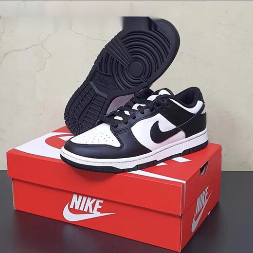 Nike (Nike) Dunk Low Black and White Panda Men and Women Low Top Casual Board Shoes DD1391-100 Black and White Panda Women DD1503-101 39