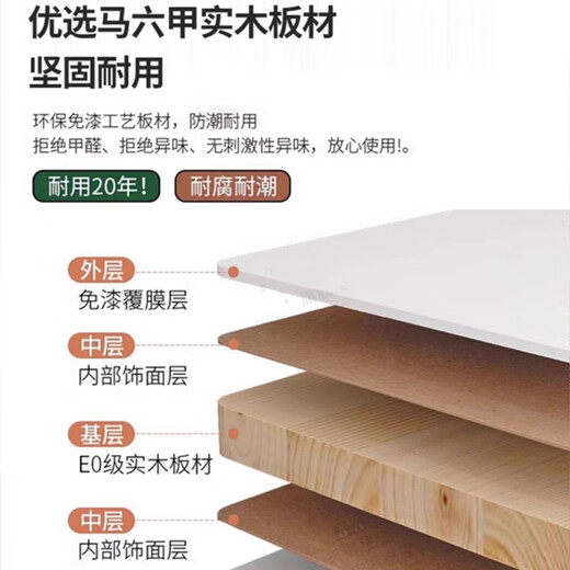 Wan Xilin solid wood dressing table makeup table modern bedroom simple drawer cabinet integrated small apartment bedside table makeup table storage cabinet 50CM-oak color + makeup stool