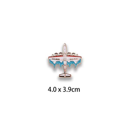 WEISHINI Air Show Aerospace Fighter Badge Y-20 H-6K Teaching 8 J-20 UAV Model Aviation Aircraft Metal Brooch J-20-Vyron