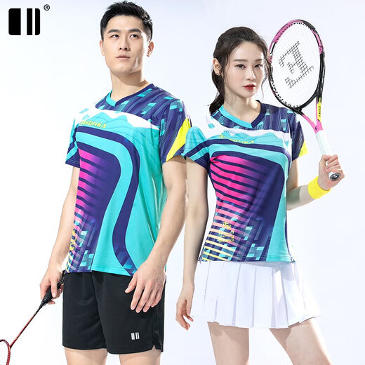 Achat de groupe Badminton Custom costume Femmes Sports à séchage rapide Suisse à manches courtes à manches à manches Men Tennis Uniform Uniforme Volle-Ball Suit à séchage