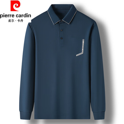 T-shirt Pierre Cardin Ice Silk T-shirt masculin à manches longues à manches à manches à manches à manches à manches longues T-shirt à séchage rapide à séchage à séchage à séchage à la tête du T-Blood avec pochets de poche haqing-7036 m 165