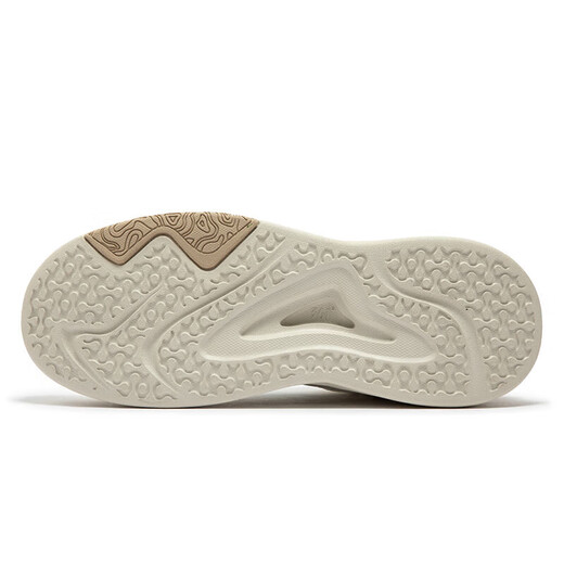 361 Chaussures pour femmes, semelles épaisses Chaussures blanches, chaussures de haut bas pour femmes, Nouvelle maille en maille légère de sports élastiques doux chaussures décontractées 6621 Feather blanc / abricot marron 6621 40