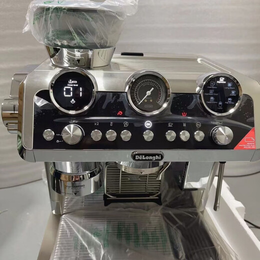 德龙（Delonghi）银骑士升级款冷萃版研磨一体半自动EC9865咖啡机家用 欧版EC9865