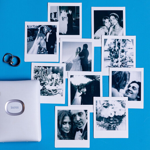 Fuji (FUJIFILM) one-time imaging photo paper square film SQ1/SQ 40/SQ Link/SQ 6/SQ 10/SQ 20/SP-3 instant camera mobile phone photo printer photo square white edge (20 photos) + square black and white (10 photos)