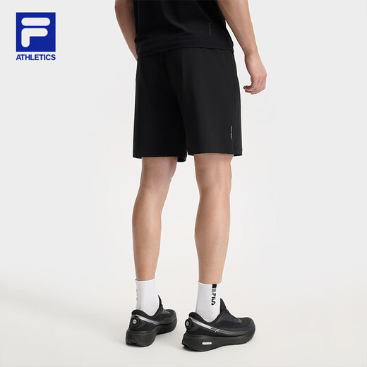 FILA 斐乐官方男士针织短裤2025秋季跑步健身运动基础五分裤