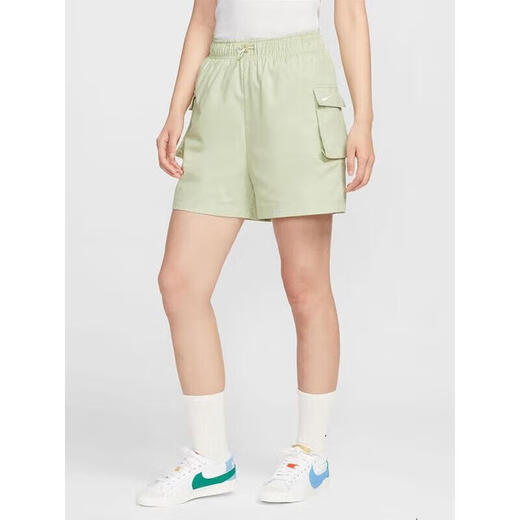 耐克（Nike）工装短裤女裤夏季新款运动裤宽松舒适透气梭织五分裤子 IH9273-397绿色 S