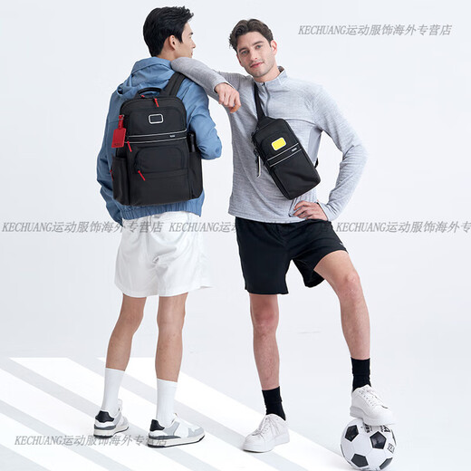 途明（TUMI）男士双肩背包简约紧凑型弹道尼龙商务通勤休闲出行背包 黑色/026303207DO